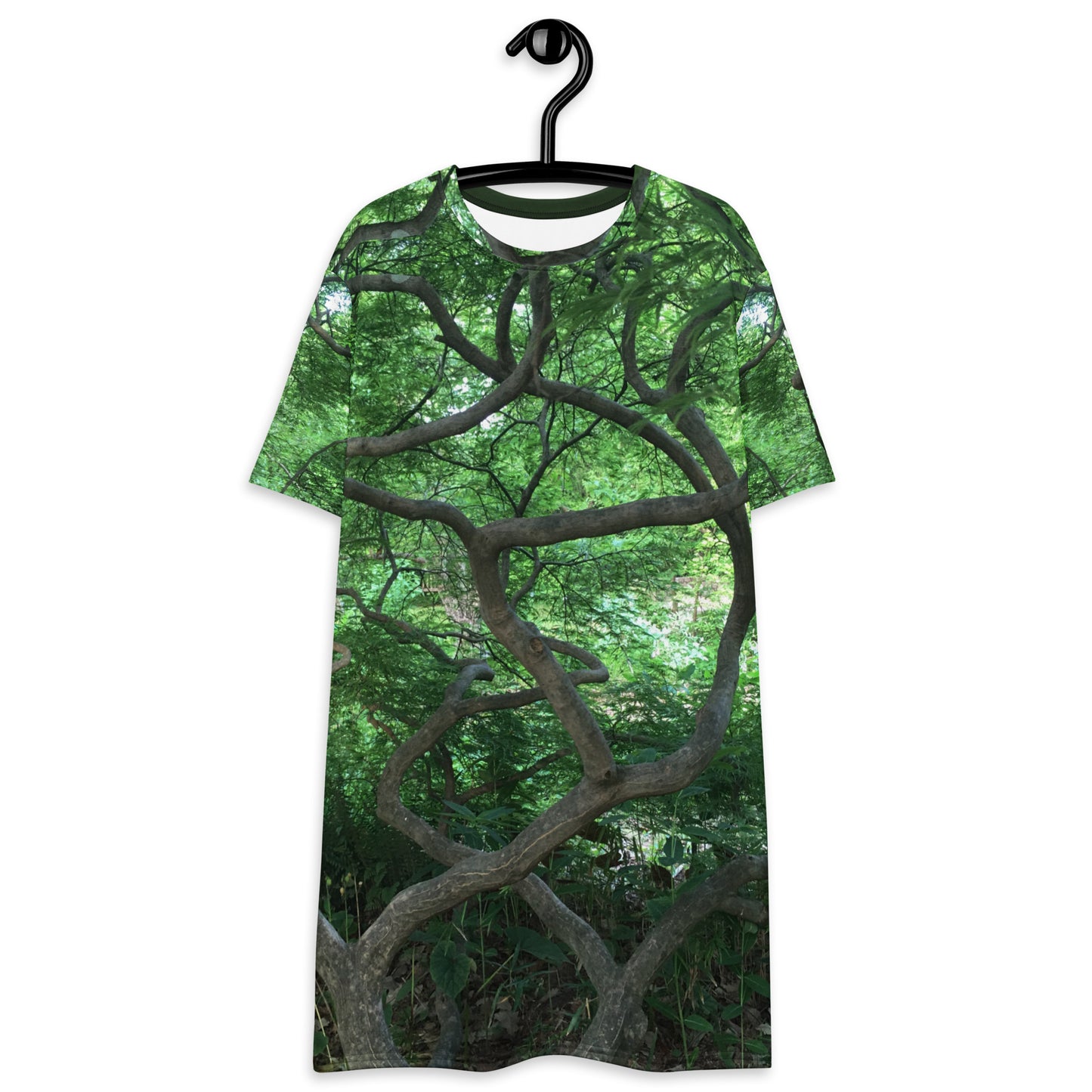 T-SHIRT DRESS : CASCADING JAPANESE MAPLE