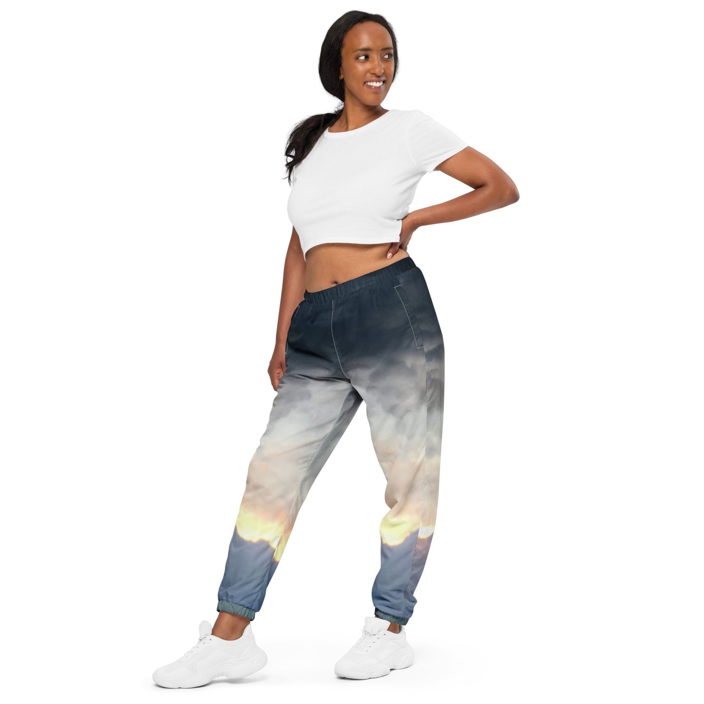 UNISEX TRACK PANTS : FIRE CLOUDS IN CRESTONE