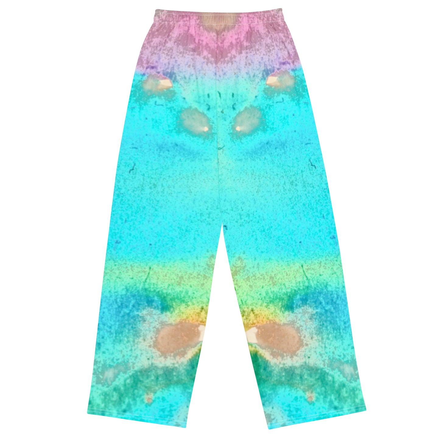 UNISEX WIDE-LEG PANTS : TROPICAL WATER MOVEMENT