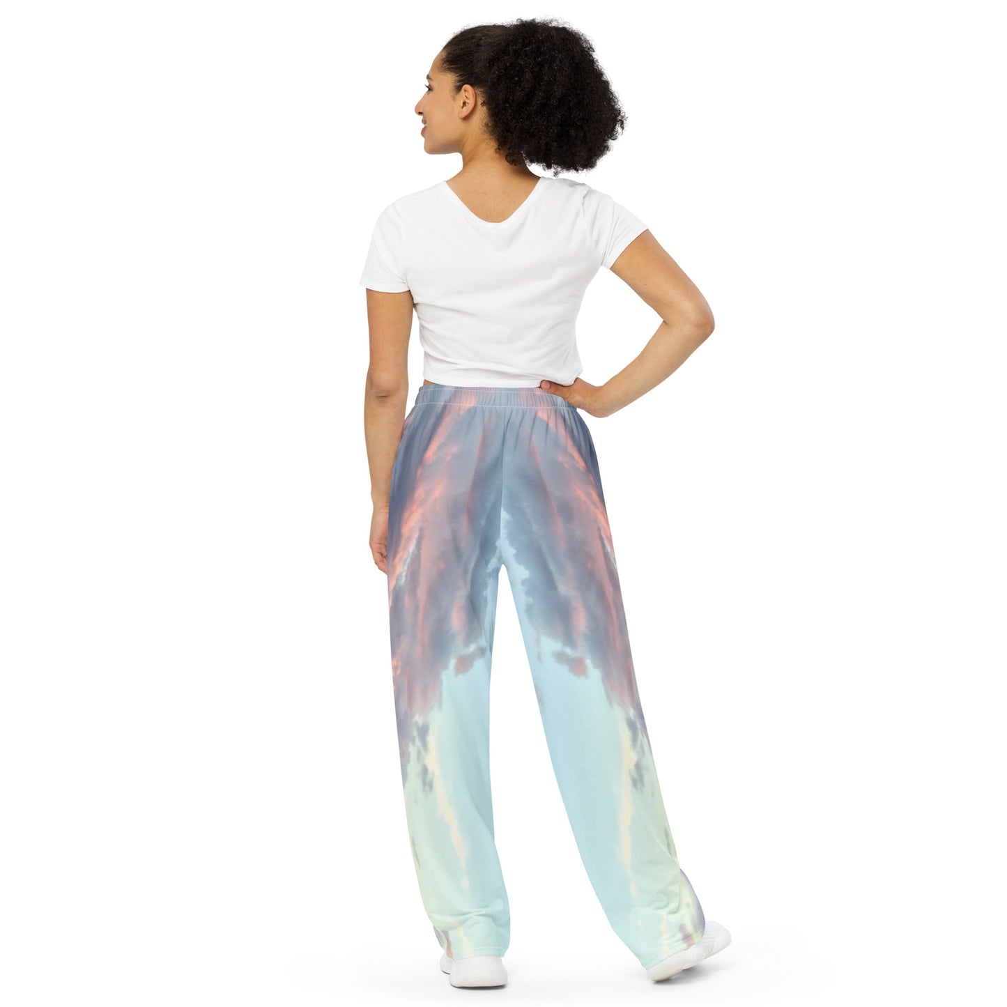 UNISEX WIDE-LEG PANTS : CLOUDS BEFORE DUSK (LIGHT)