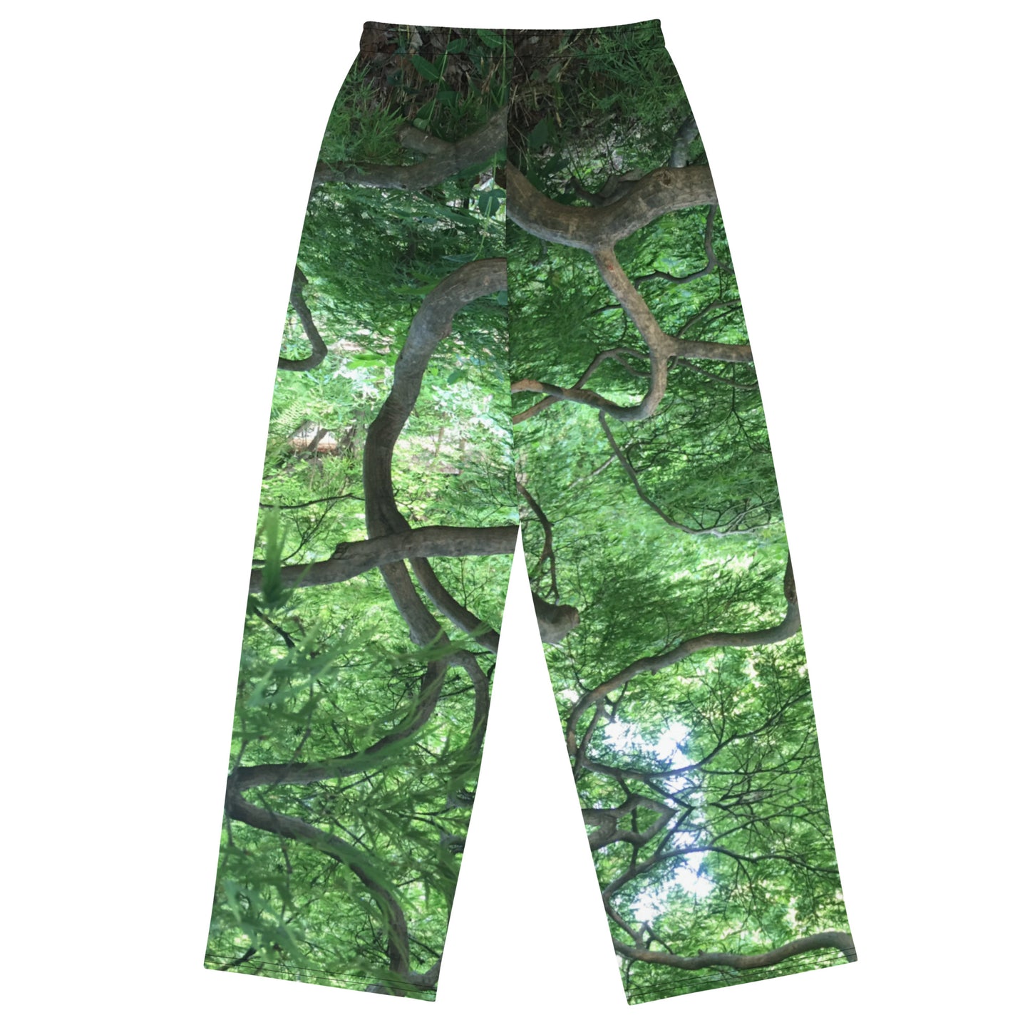 UNISEX WIDE-LEG PANTS : CASCADING JAPANESE MAPLE