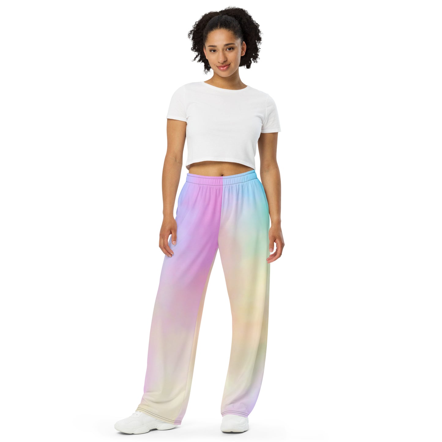 ALL AROUND UNISEX WIDE-LEG PANTS SOFT PASTELS