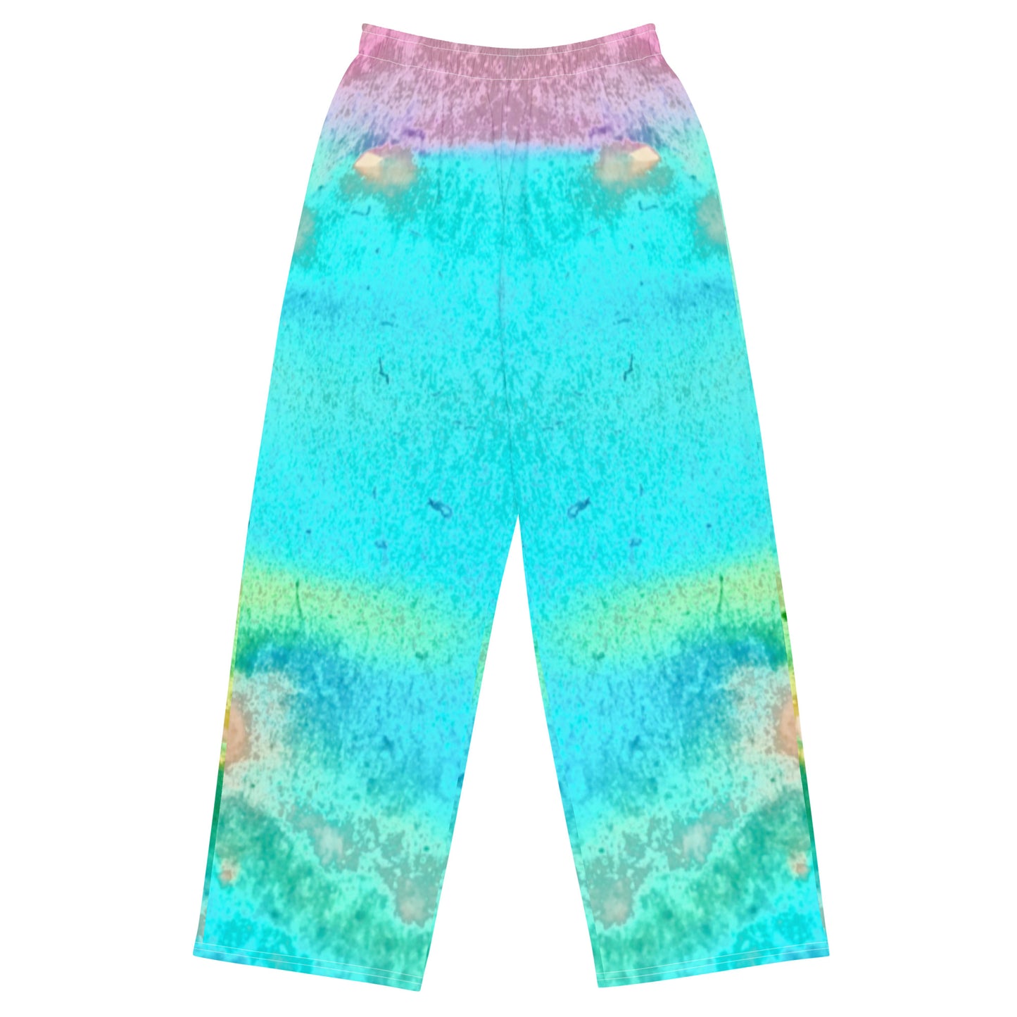 UNISEX WIDE-LEG PANTS : TROPICAL WATER MOVEMENT