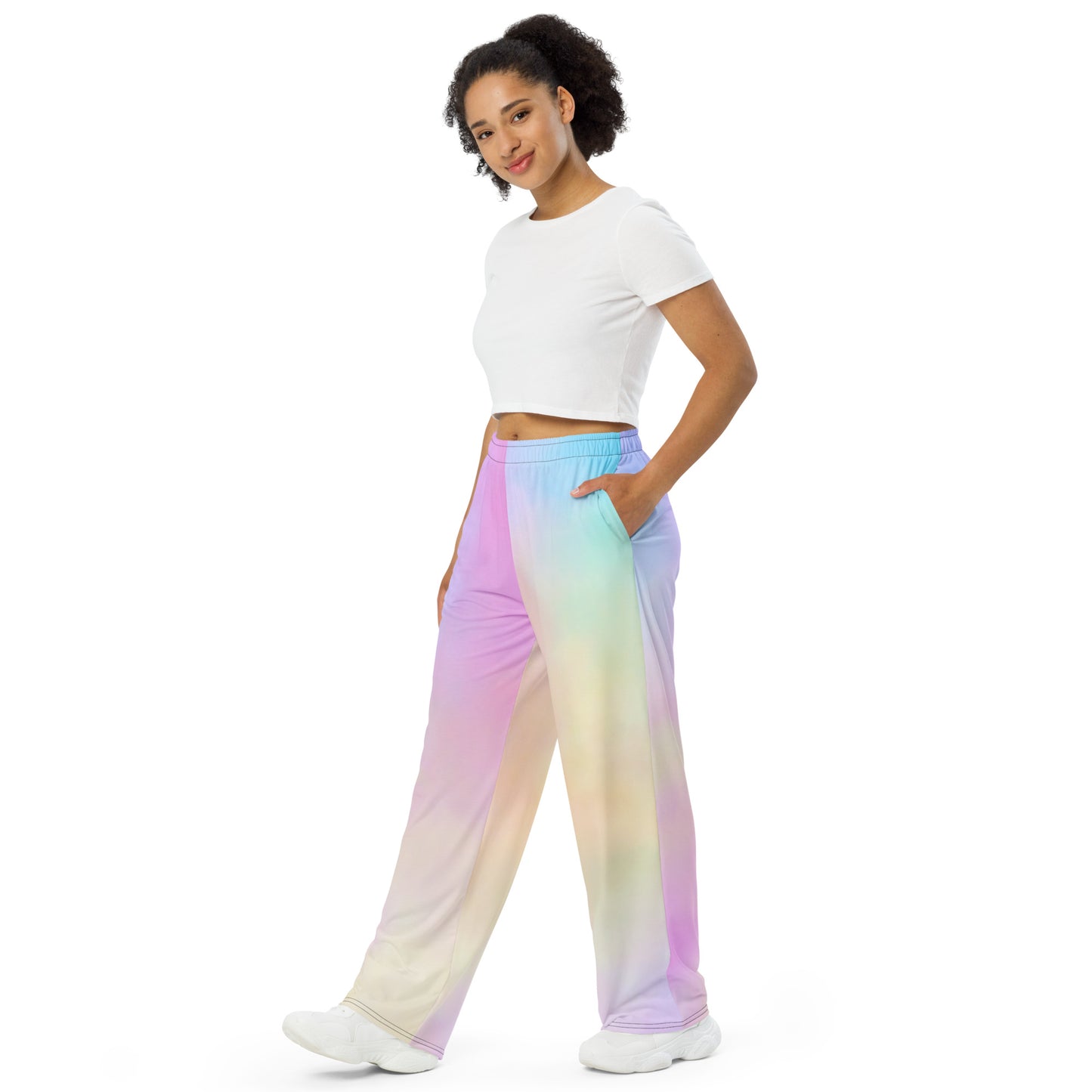 ALL AROUND UNISEX WIDE-LEG PANTS SOFT PASTELS