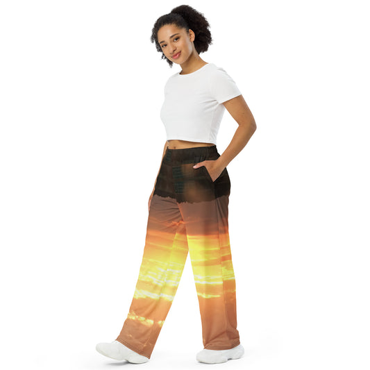 UNISEX WIDE-LEG PANTS : WESTERN SUN