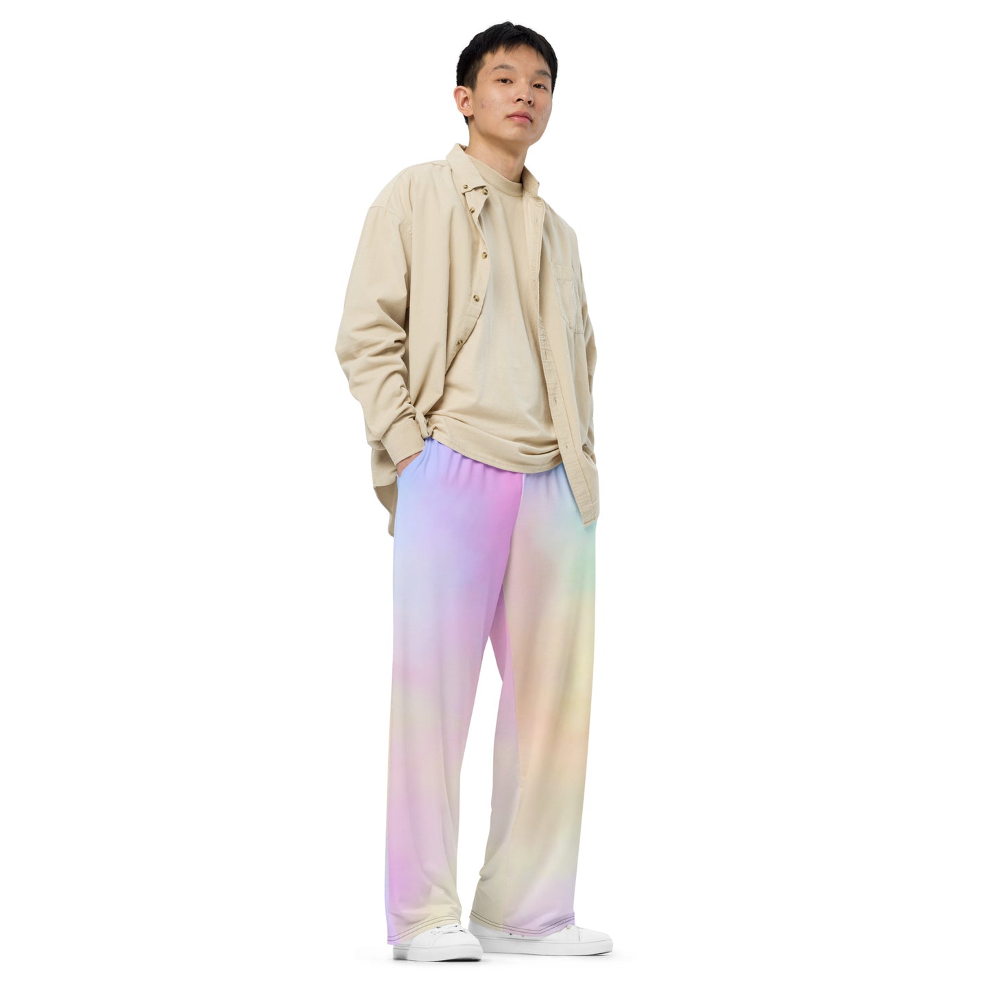 ALL AROUND UNISEX WIDE-LEG PANTS SOFT PASTELS