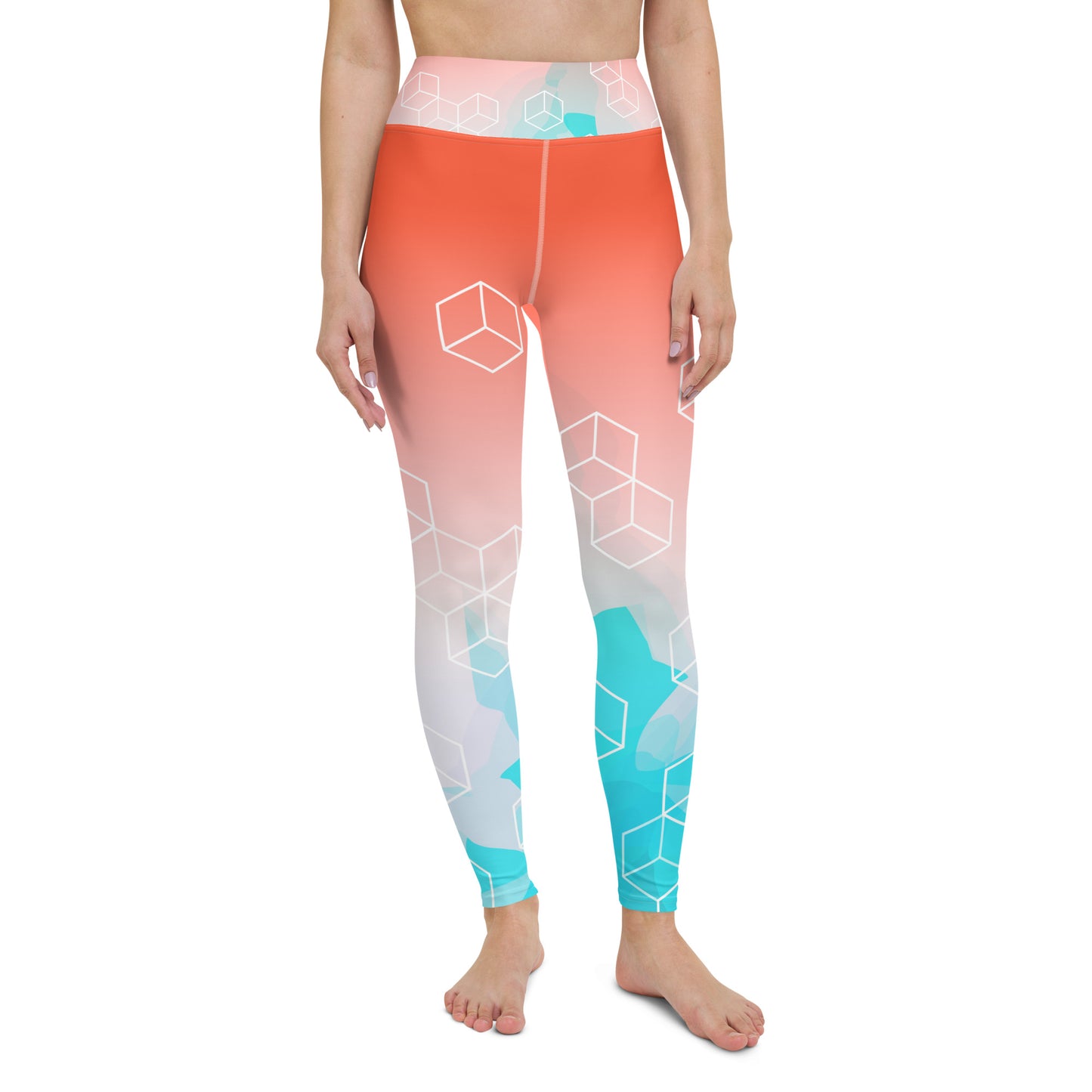 YOGA LEGGINGS : TROPICAL SKY ELEMENTALS