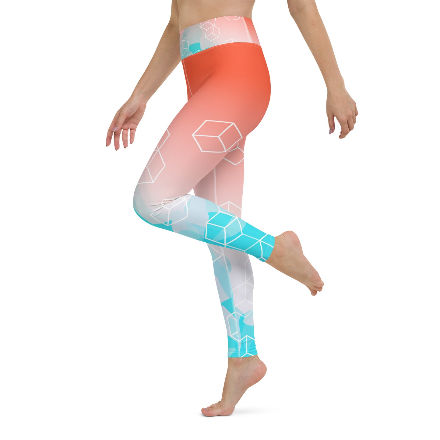 YOGA LEGGINGS : TROPICAL SKY ELEMENTALS