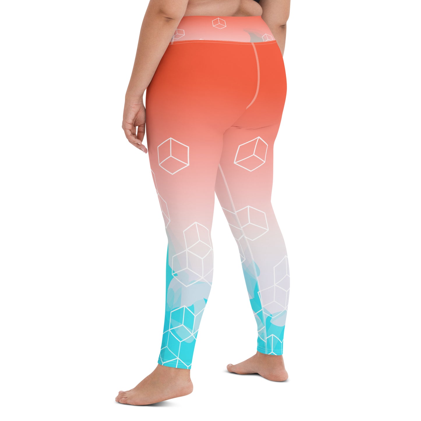 YOGA LEGGINGS : TROPICAL SKY ELEMENTALS