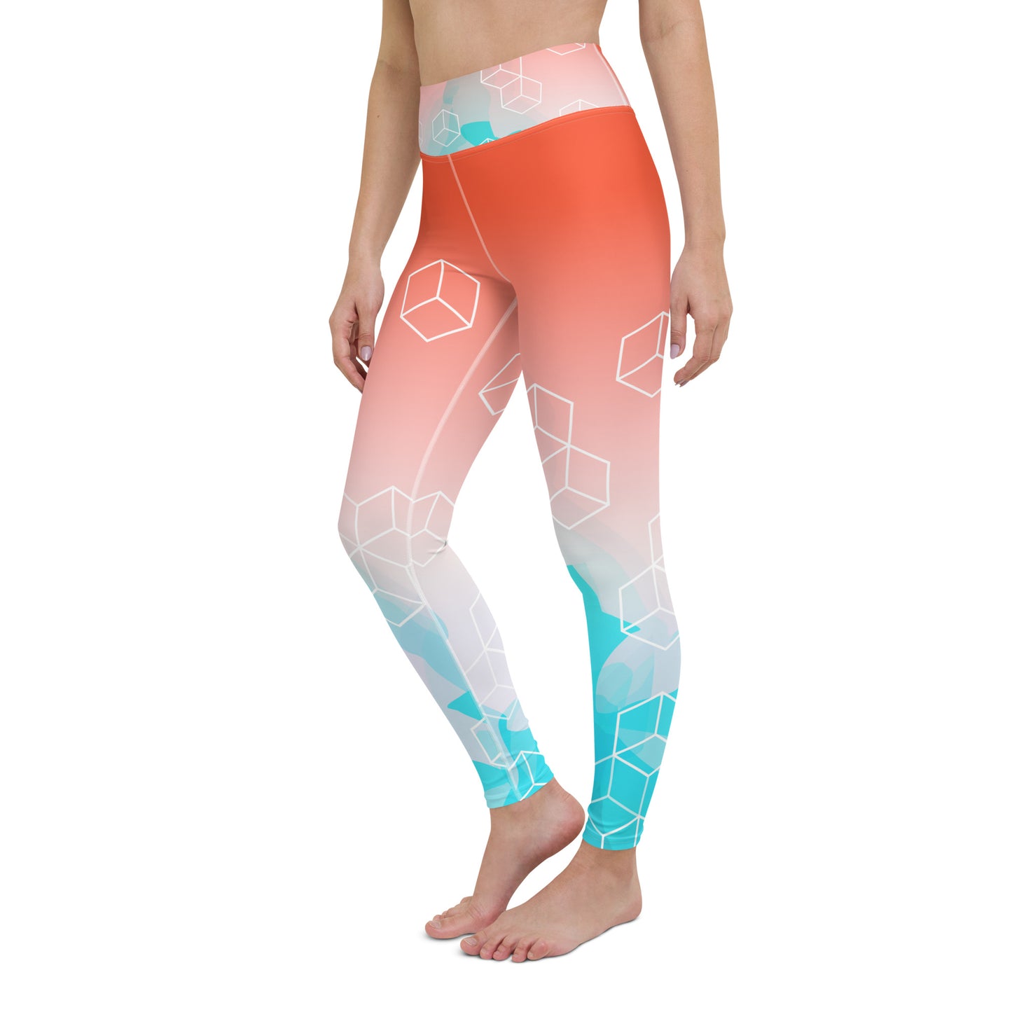 YOGA LEGGINGS : TROPICAL SKY ELEMENTALS