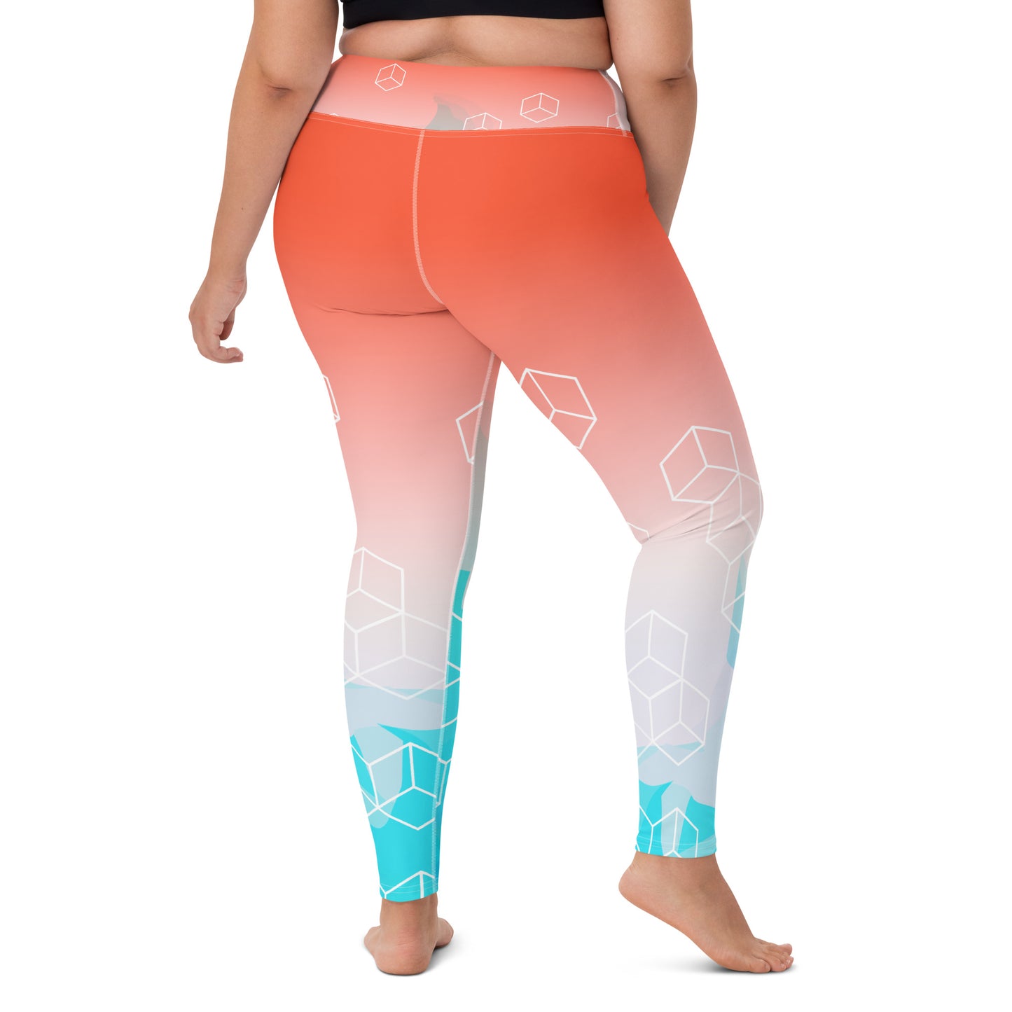 YOGA LEGGINGS : TROPICAL SKY ELEMENTALS