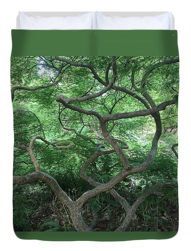 Cascading Japanese Maple - Duvet Cover