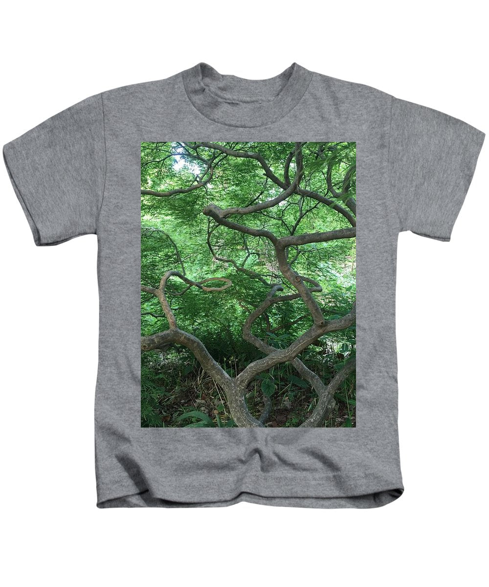 Cascading Japanese Maple - Kids T-Shirt