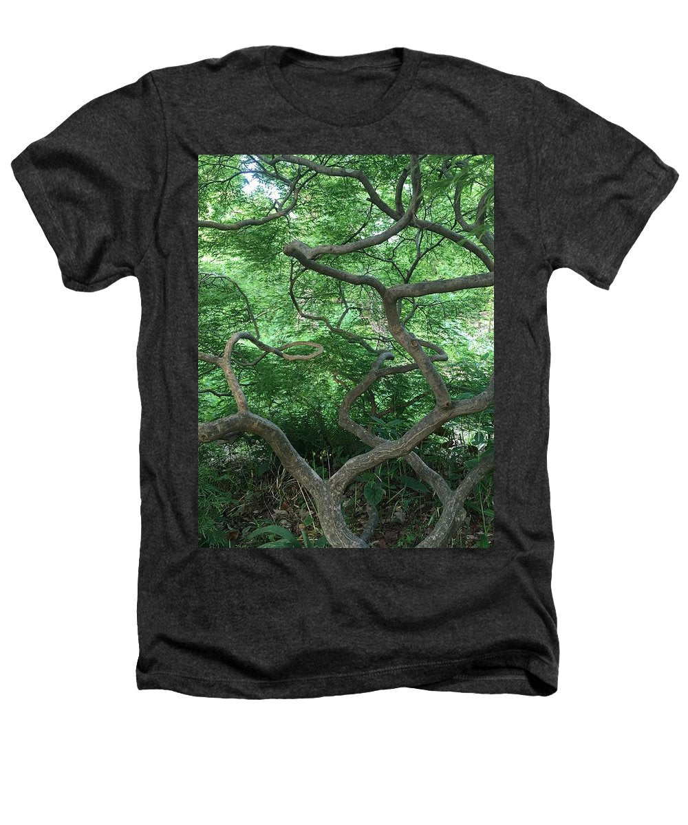 Cascading Japanese Maple - Heathers T-Shirt