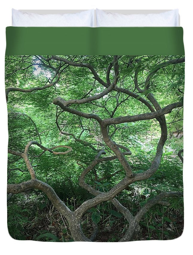 Cascading Japanese Maple - Duvet Cover