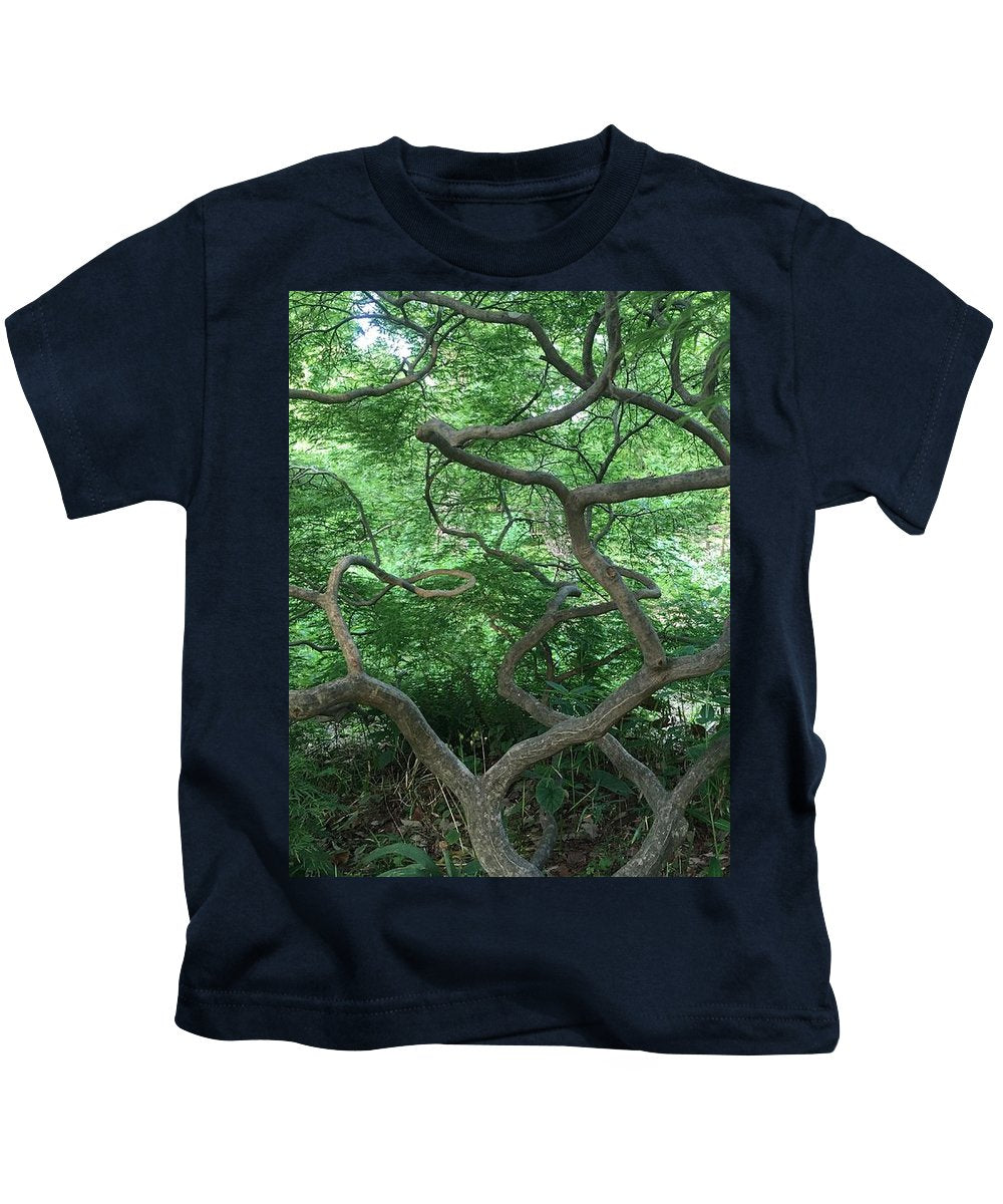 Cascading Japanese Maple - Kids T-Shirt