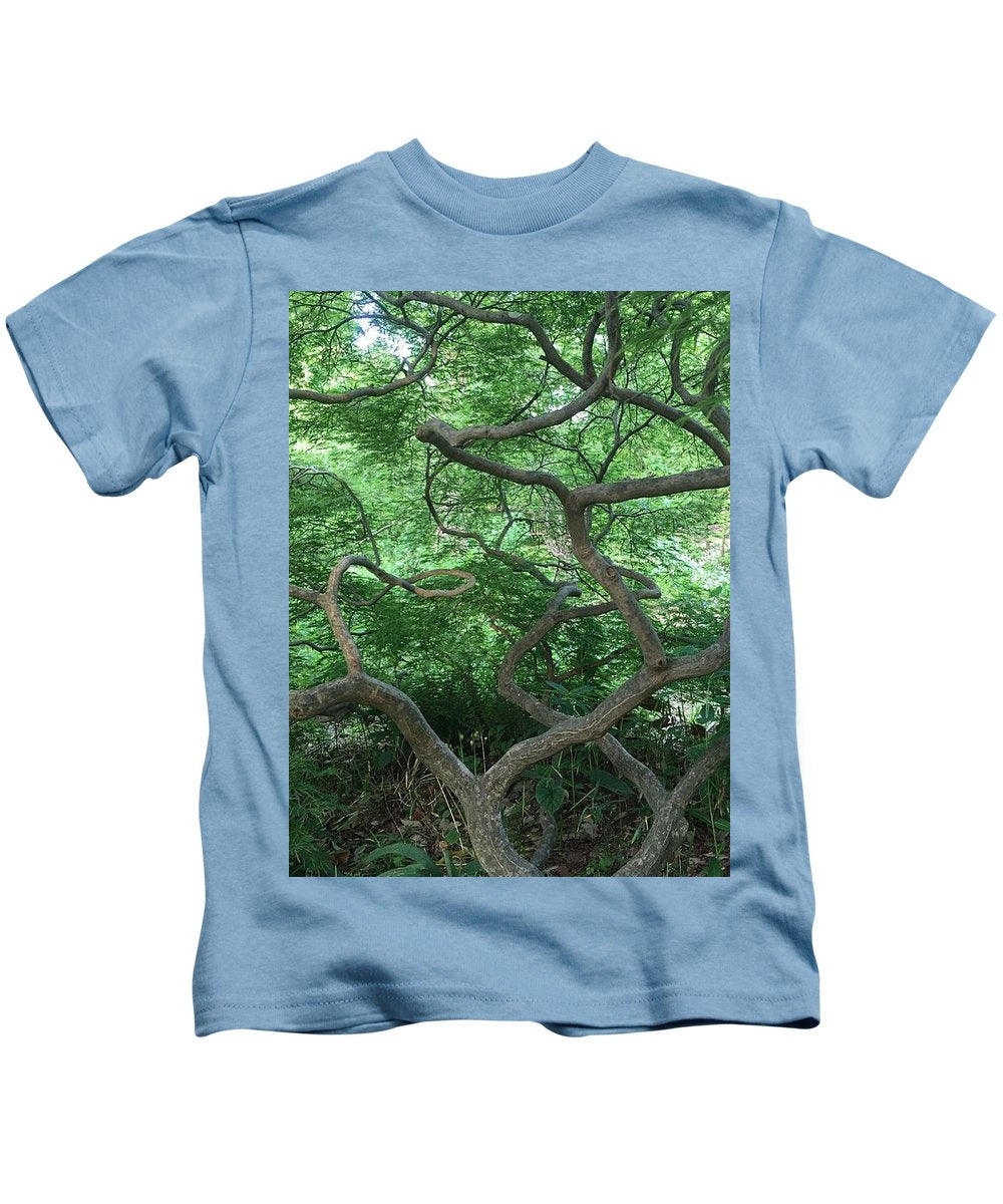 Cascading Japanese Maple - Kids T-Shirt