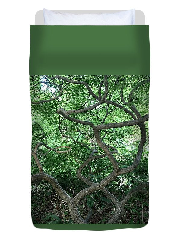 Cascading Japanese Maple - Duvet Cover