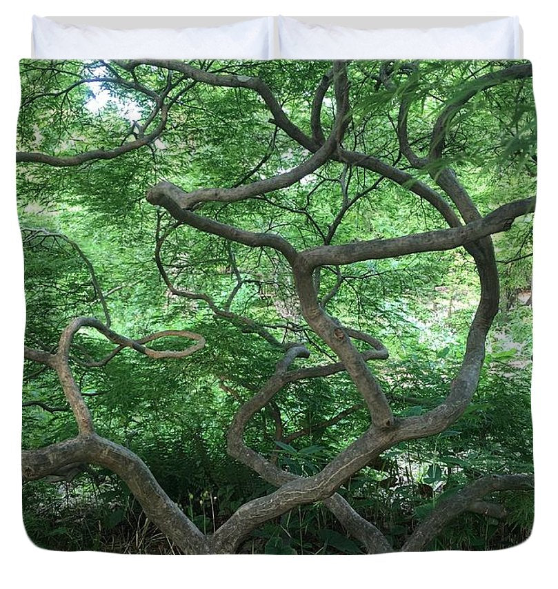 Cascading Japanese Maple - Duvet Cover