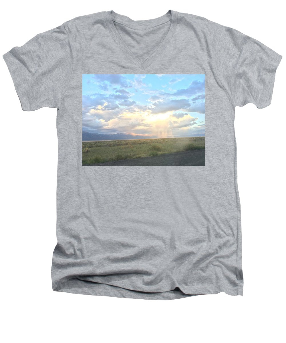 Far Away Rain - Men's V-Neck T-Shirt