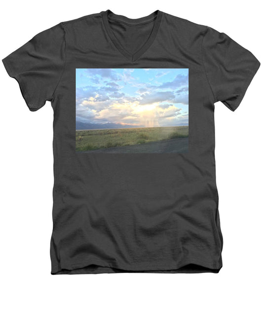 Far Away Rain - Men's V-Neck T-Shirt