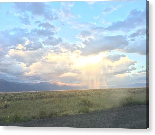 Far Away Rain - Acrylic Print