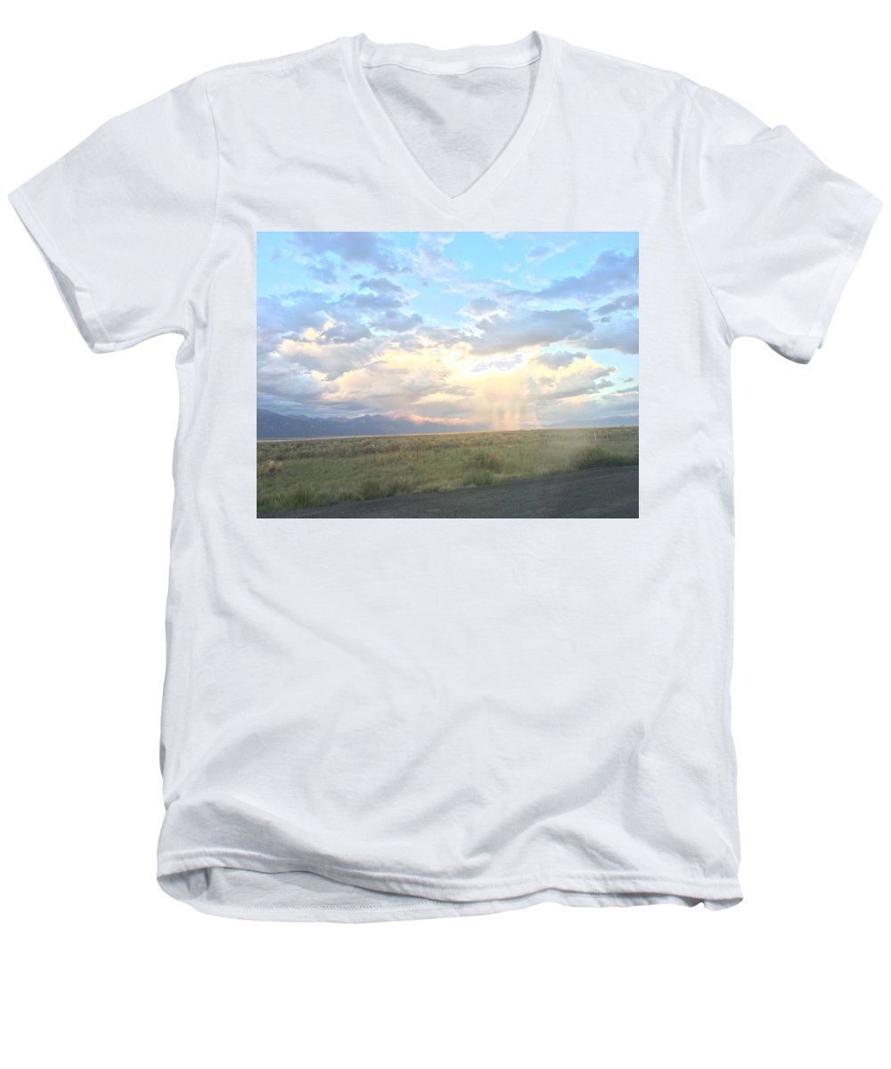 Far Away Rain - Men's V-Neck T-Shirt