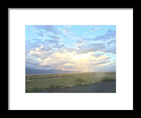 Far Away Rain - Framed Print