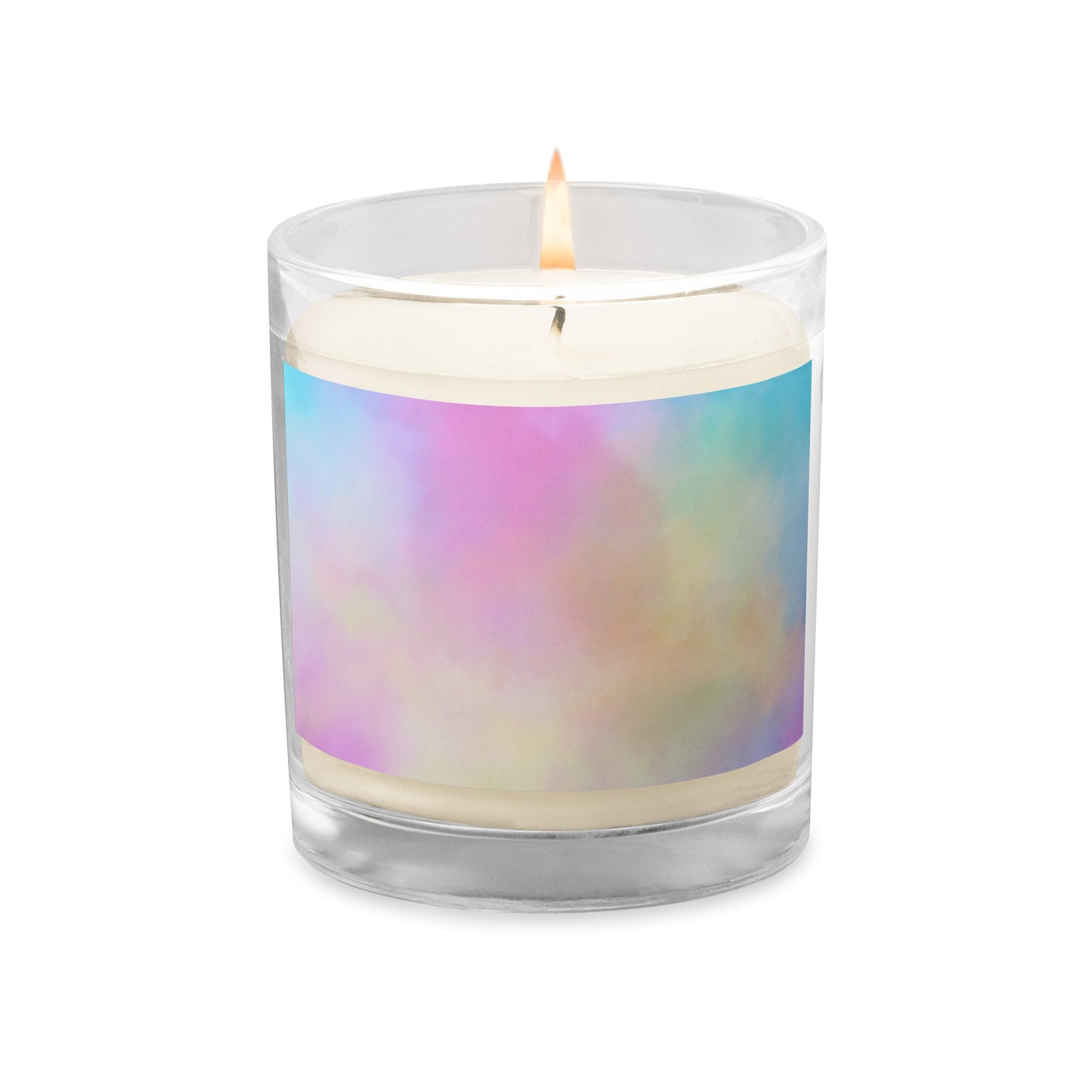 SOY WAX CANDLE IN CLASS JAR PASTEL BLUSH