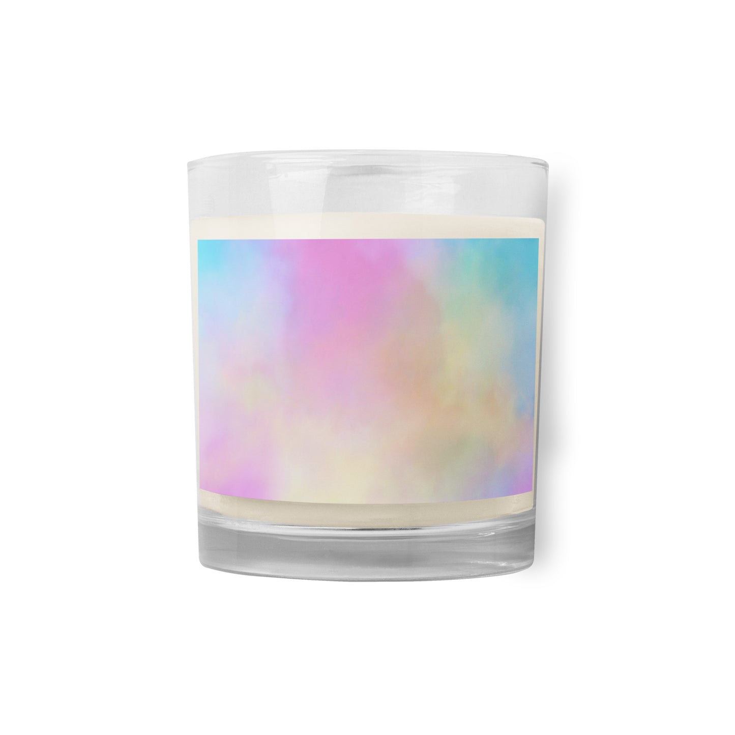 SOY WAX CANDLE IN CLASS JAR PASTEL BLUSH