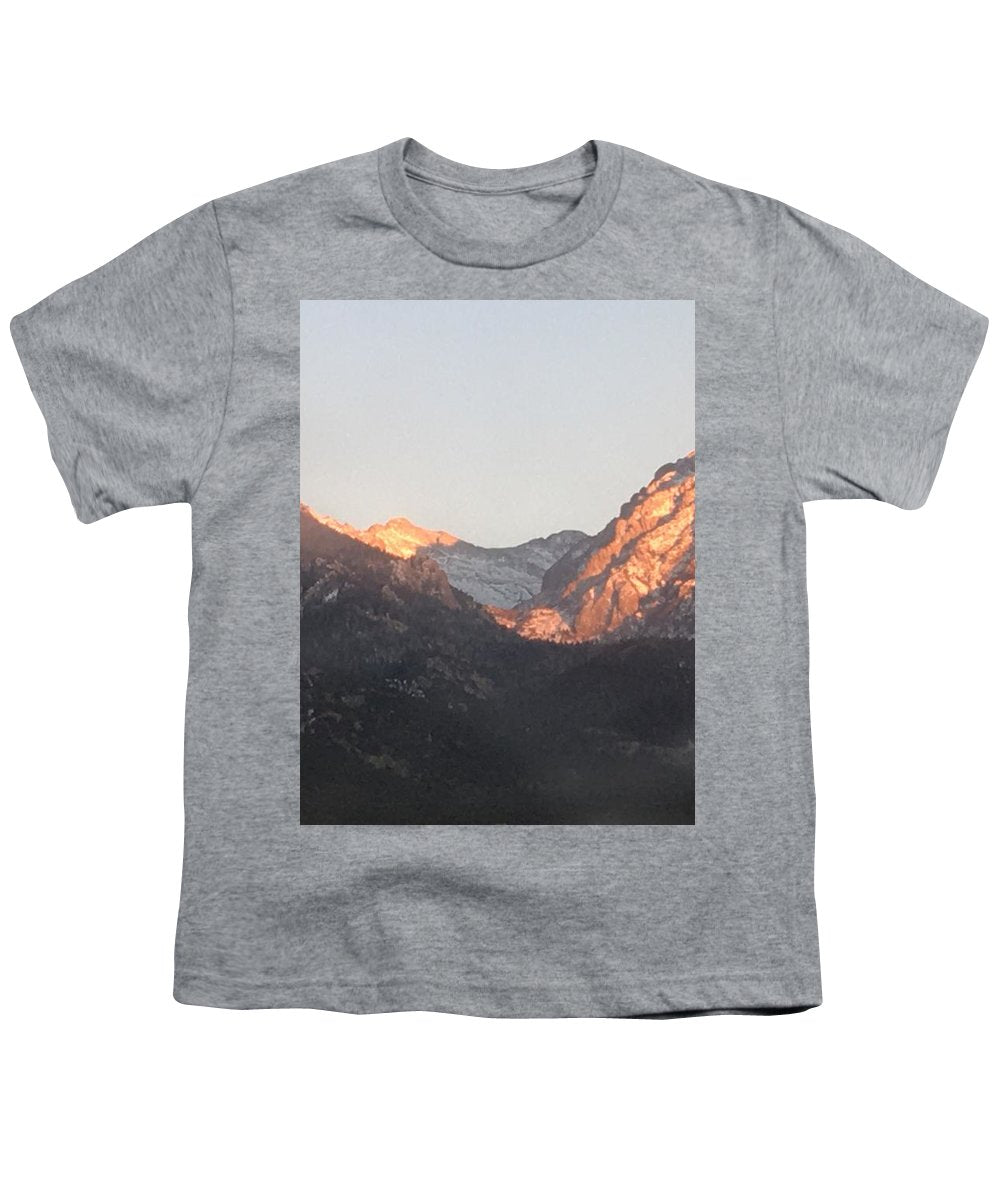 Winter Magic Hour Crestone - Youth T-Shirt