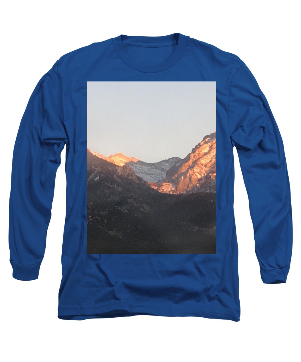 Winter Magic Hour Crestone - Long Sleeve T-Shirt