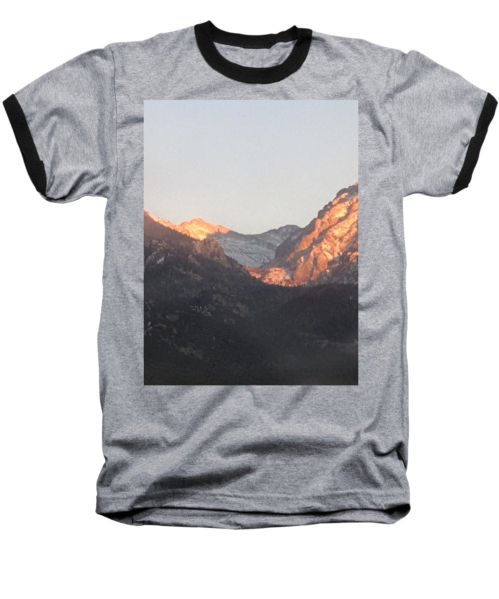 Winter Magic Hour Crestone - Baseball T-Shirt