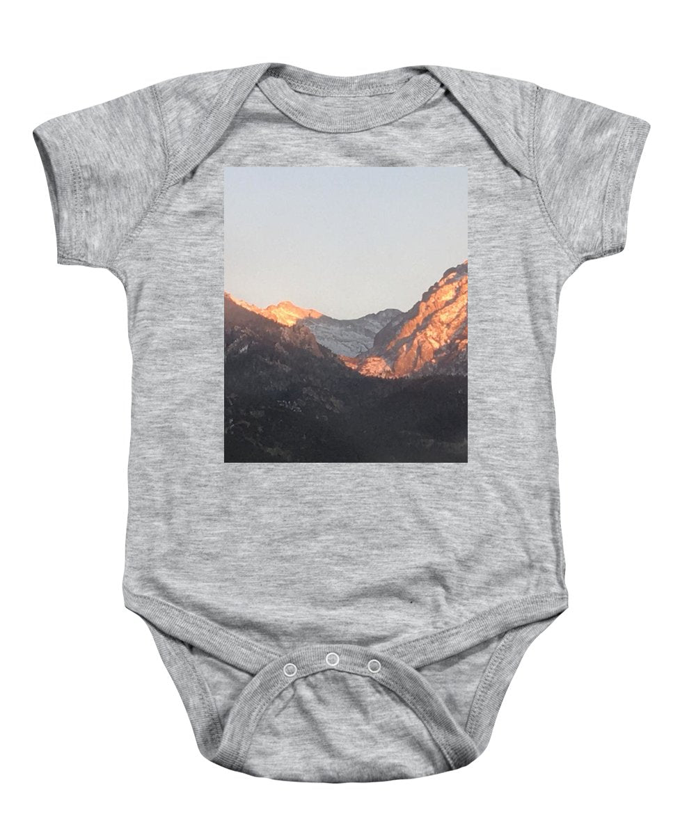 Winter Magic Hour Crestone - Baby Onesie