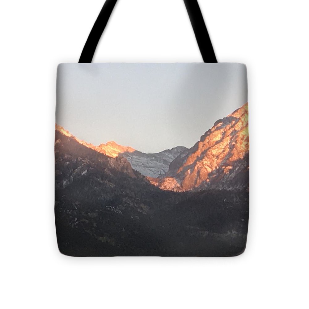 Winter Magic Hour Crestone - Tote Bag