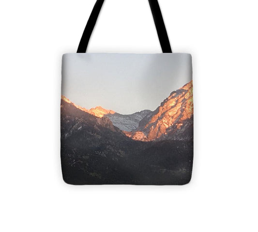 Winter Magic Hour Crestone - Tote Bag