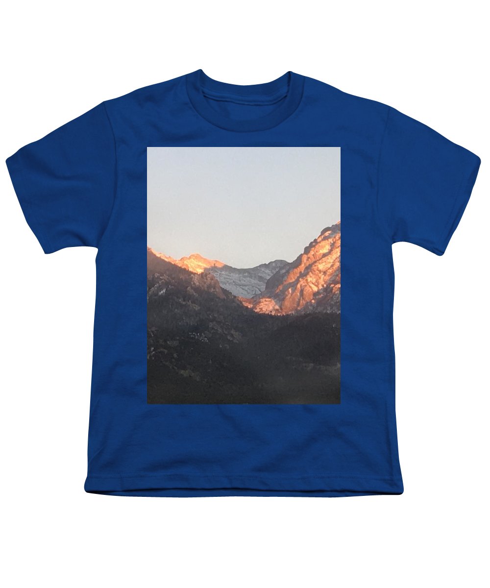 Winter Magic Hour Crestone - Youth T-Shirt