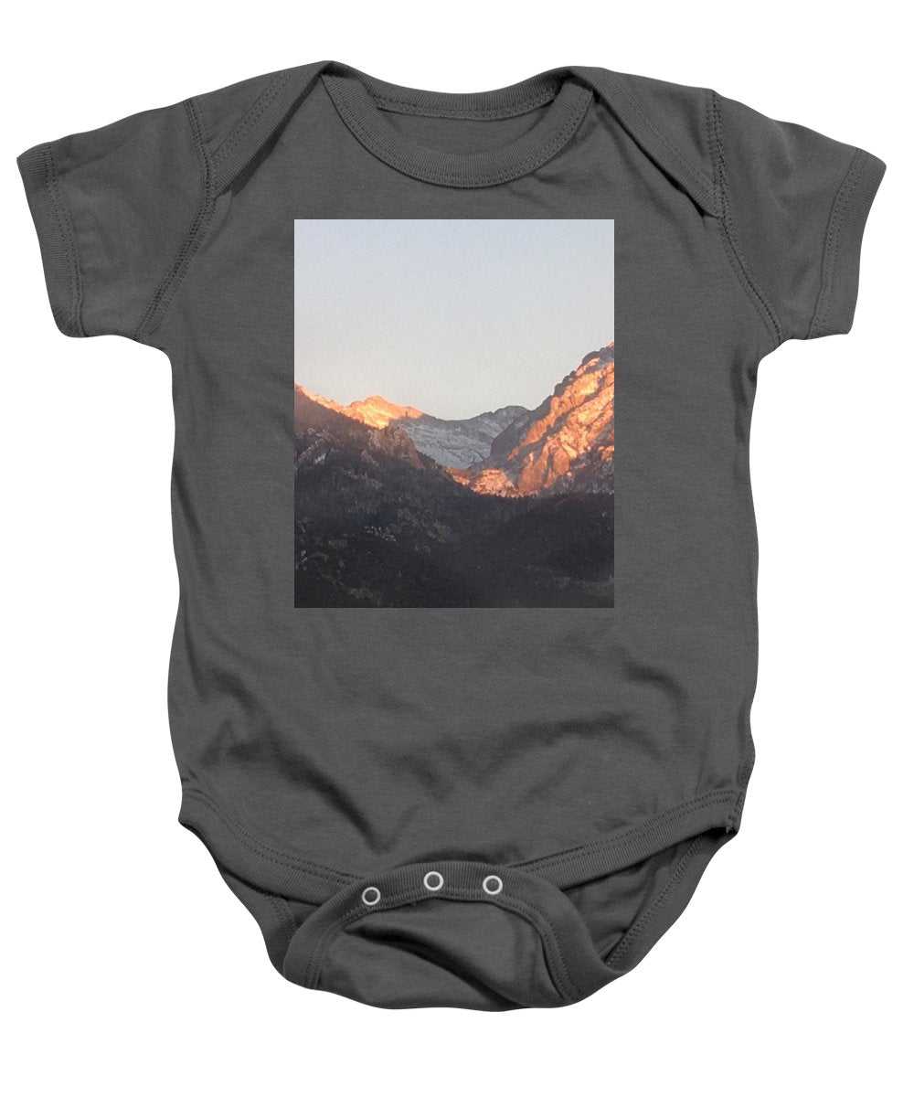 Winter Magic Hour Crestone - Baby Onesie