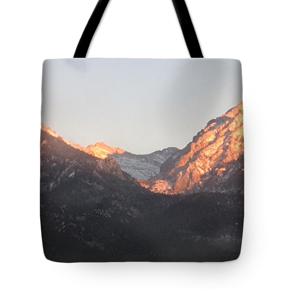 Winter Magic Hour Crestone - Tote Bag