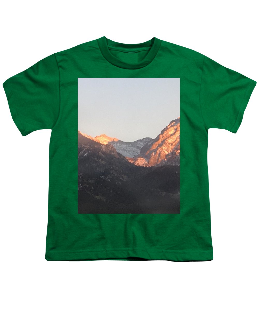 Winter Magic Hour Crestone - Youth T-Shirt