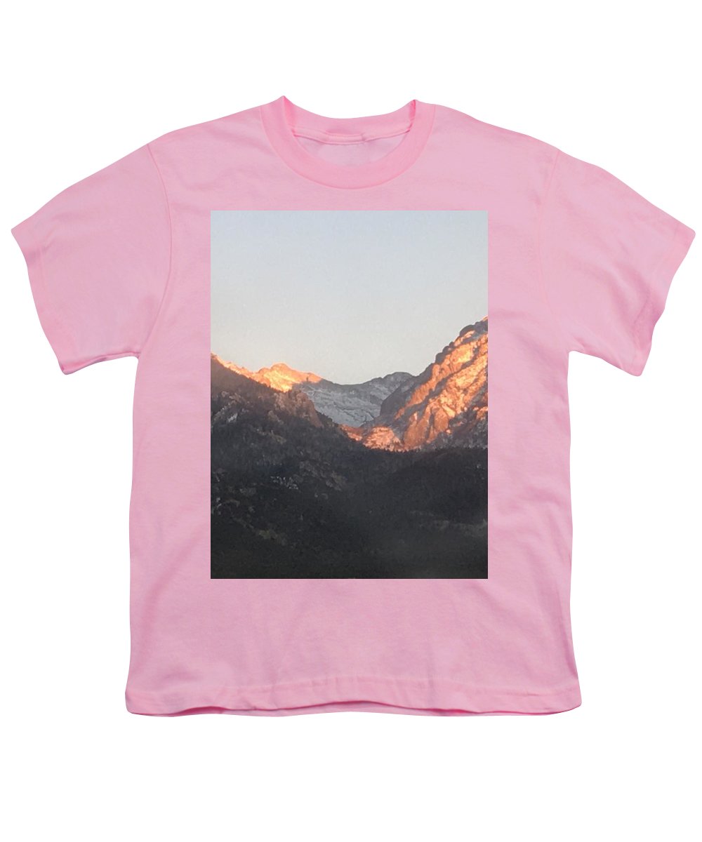 Winter Magic Hour Crestone - Youth T-Shirt