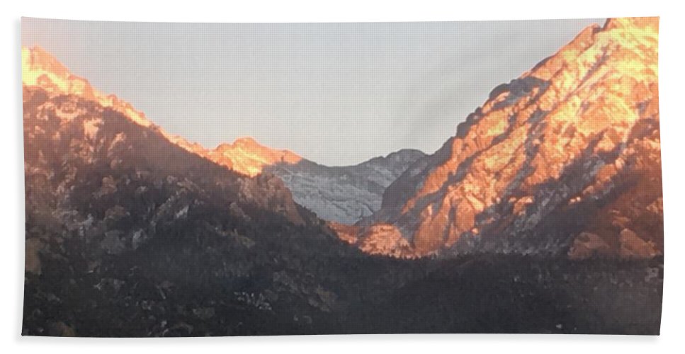 Winter Magic Hour Crestone - Beach Towel