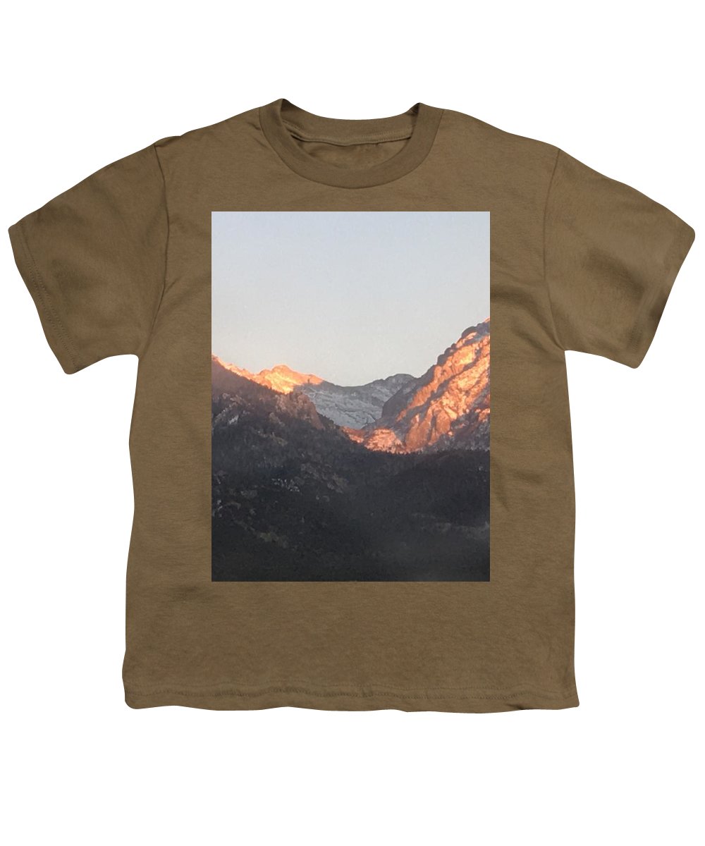 Winter Magic Hour Crestone - Youth T-Shirt