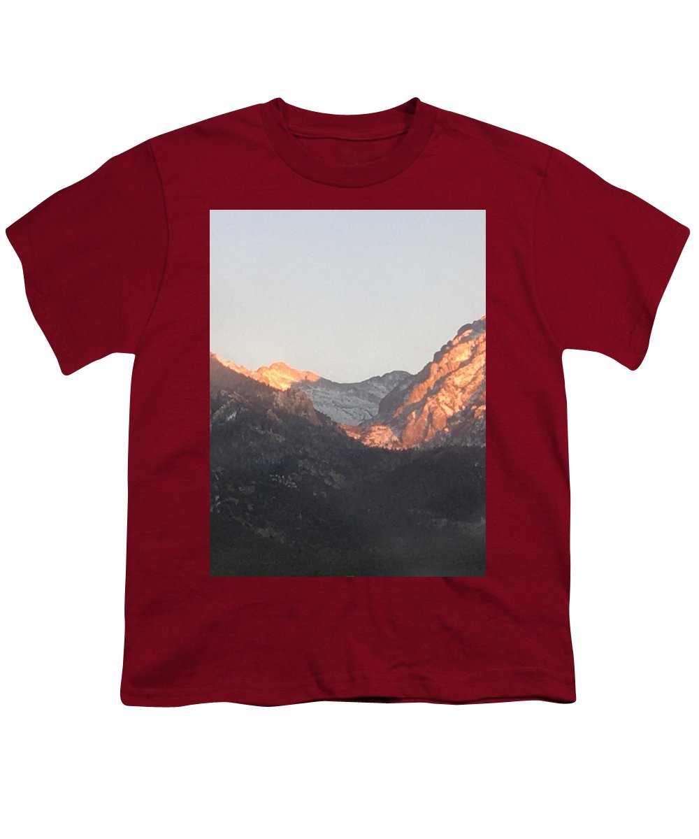 Winter Magic Hour Crestone - Youth T-Shirt