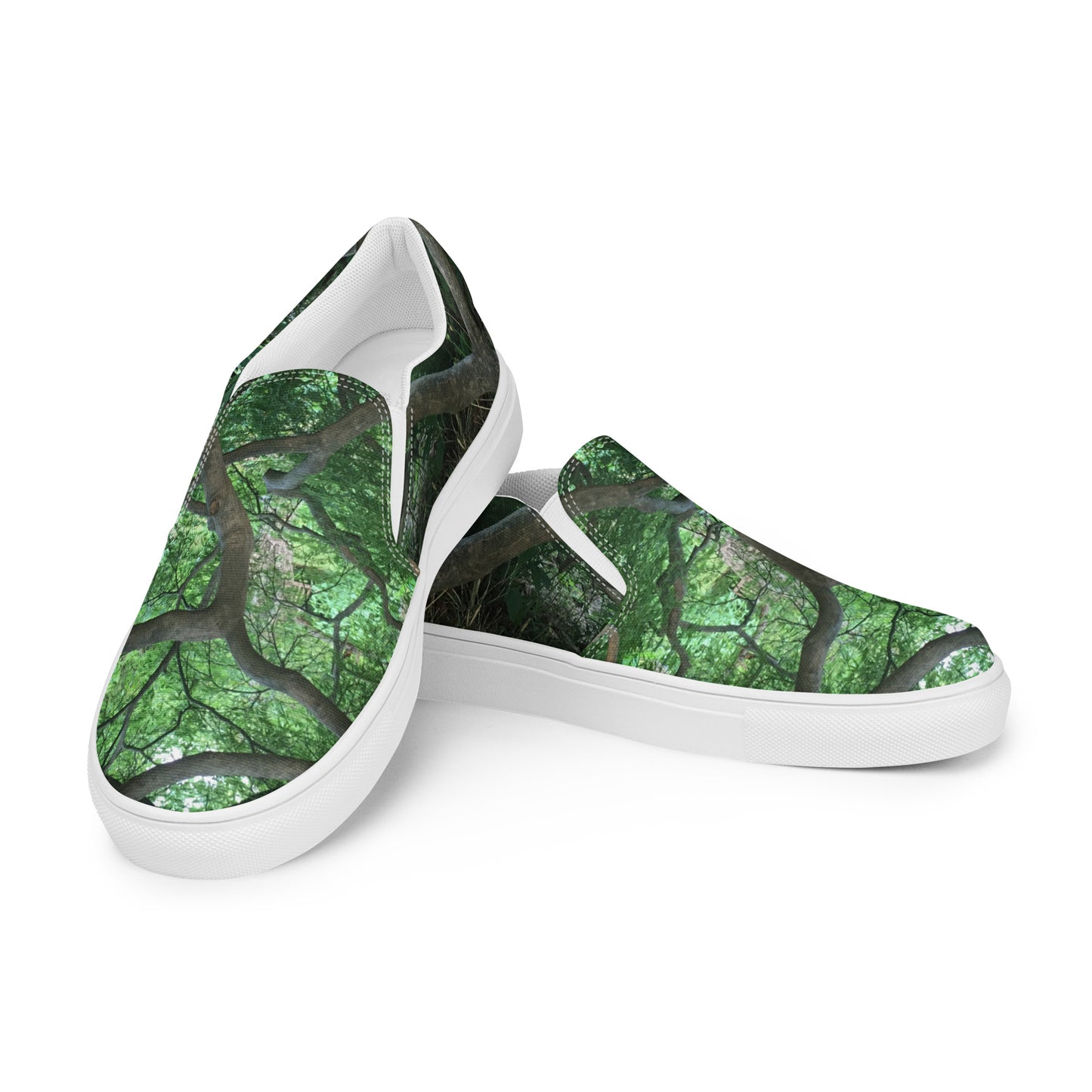 MEN'S SLIP-ON CANVAS SHOES : JAPANESE MAPLE