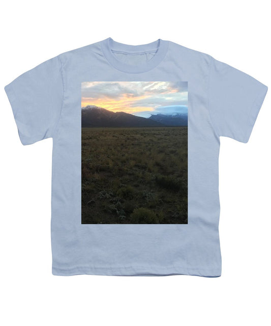 Snowy Morning Mists Crestone - Youth T-Shirt