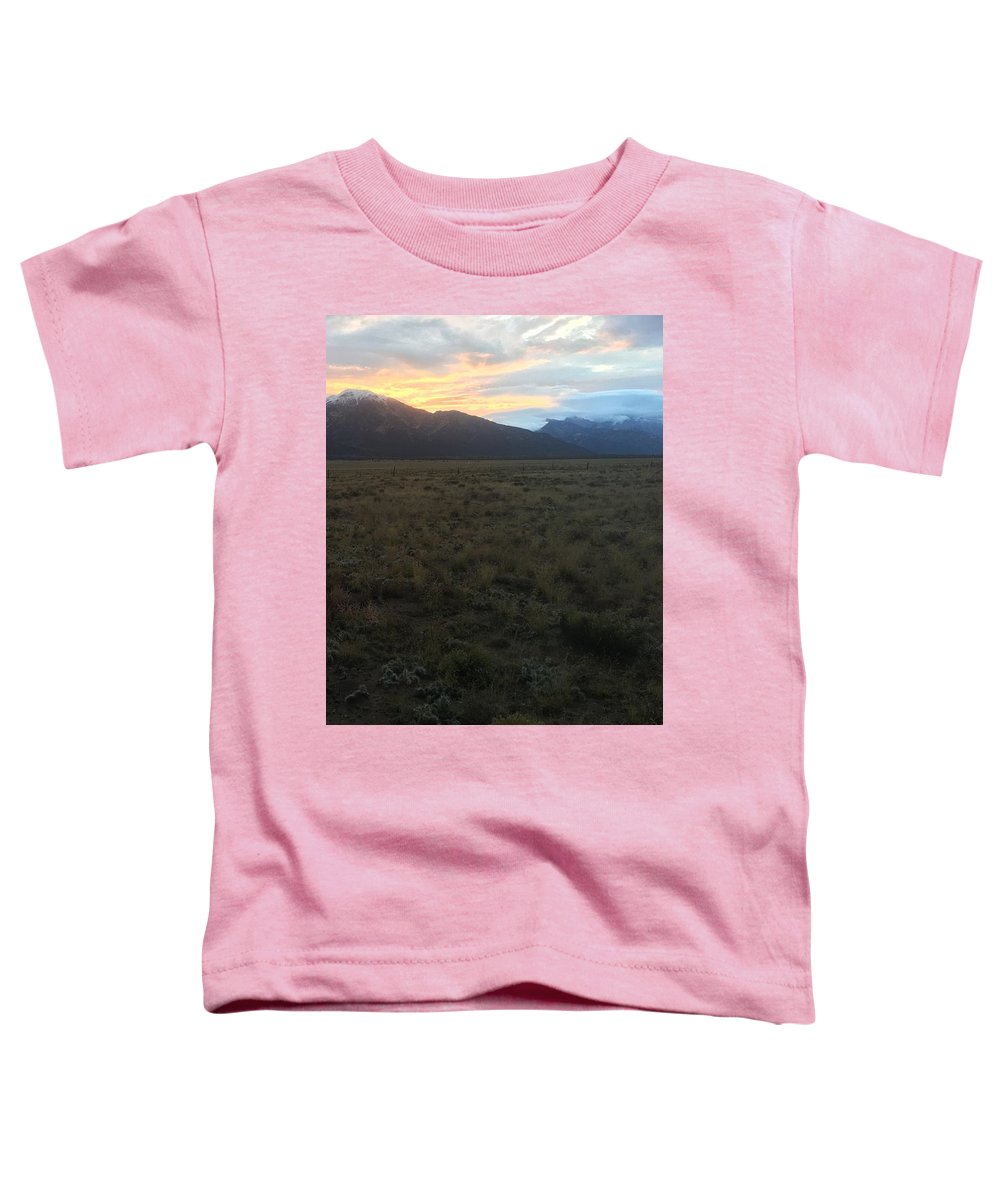 Snowy Morning Mists Crestone - Toddler T-Shirt