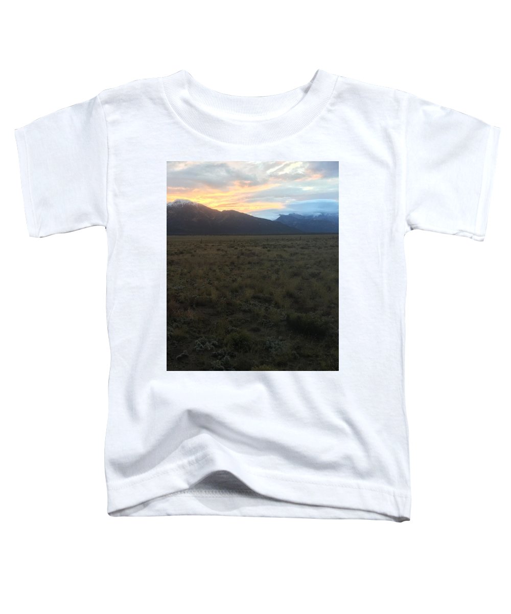 Snowy Morning Mists Crestone - Toddler T-Shirt