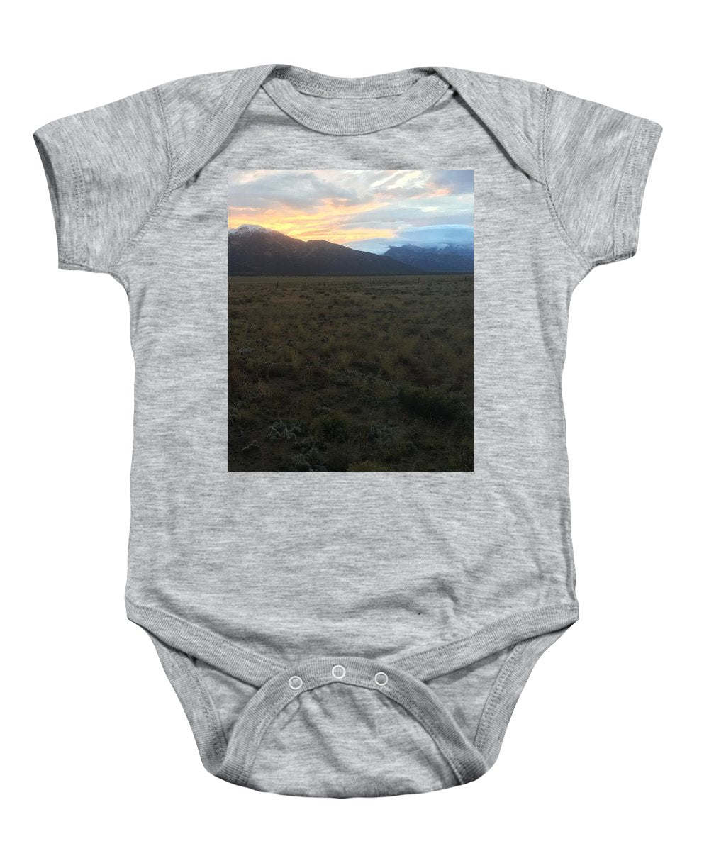 Snowy Morning Mists Crestone - Baby Onesie