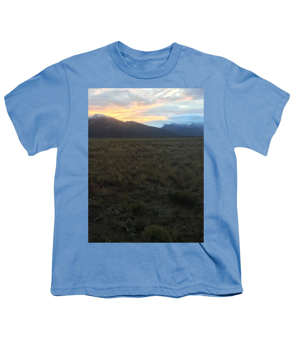 Snowy Morning Mists Crestone - Youth T-Shirt